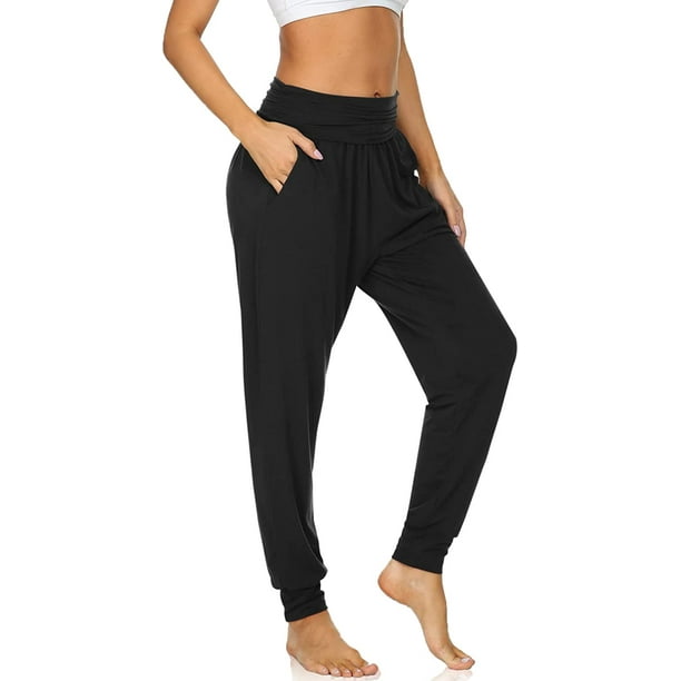 Women's Cozy Yoga Joggers Pants Loose Workout Sweatpants Comfy Lounge Pants  with Pockets 