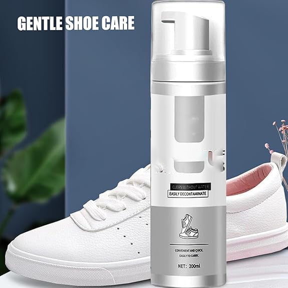 Jpxdew Foam Shoe Cleaner,Whitening Rinse-Free Travel Cleaner W Built-in - 5