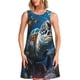 thumbnail image 1 of Disketp Ocean Coral Turtle para Vestido sin Mangas para Mujeres, Vestidos de Verano para Mujeres, Casual y Holgado para la Playa, 1 of 7