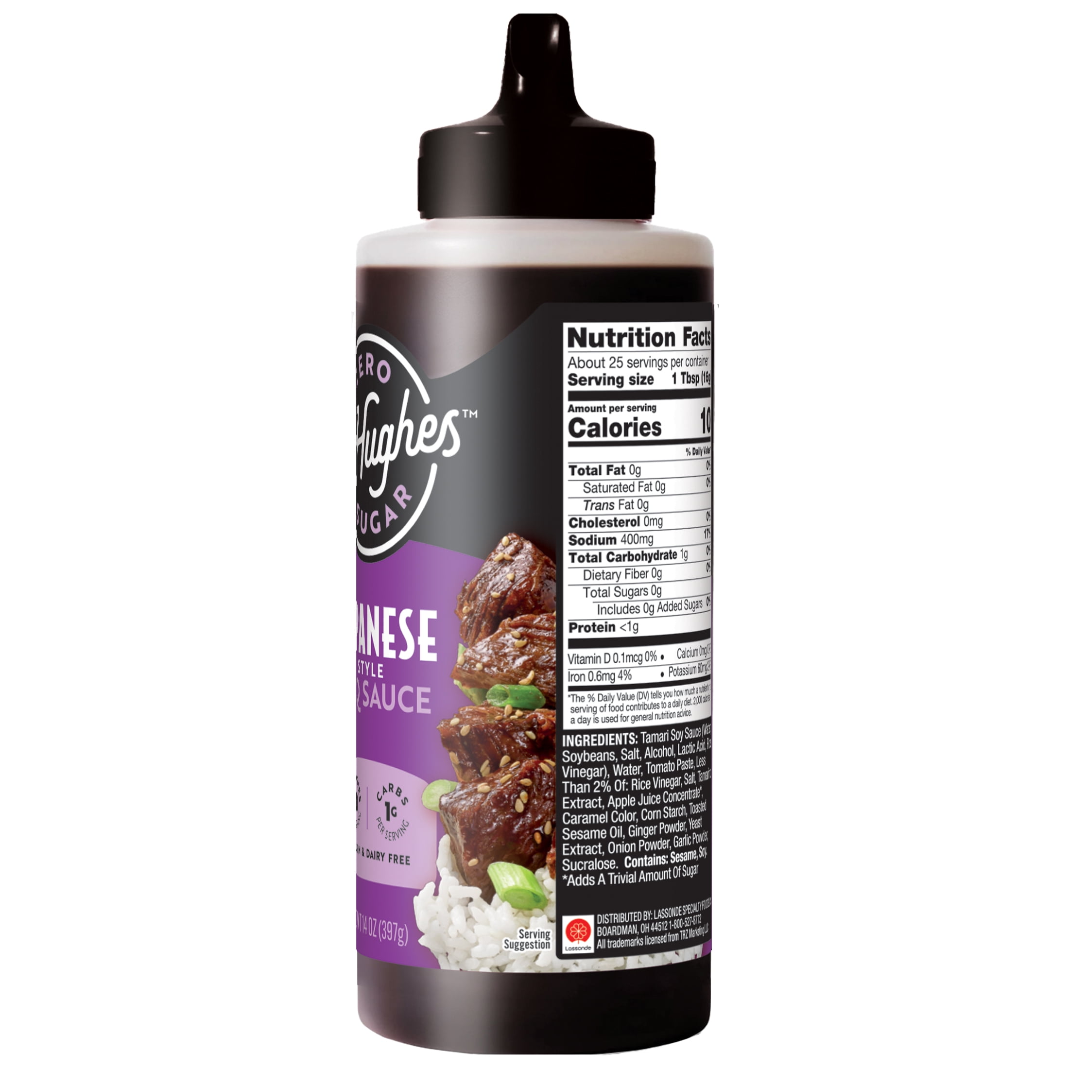 G Hughes Zero Sugar Japanese BBQ Sauce, 14 oz.