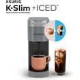 Keurig KSlim + ICED Temperature Control Coffee Maker, Slimline Design