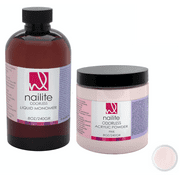 Nailite 8 Oz Odorless Liquid Monomer & 8 Oz Odorless Acrylic Powder (Pink)