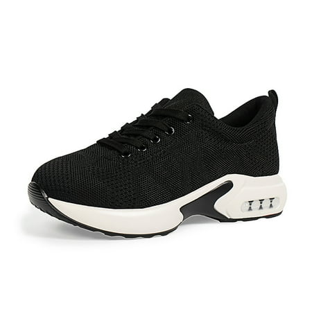 

Women‘s Knitted Sport Shoes Breathable & Lightweight Lace-up Running Shoes