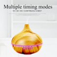 thumbnail image 3 of facefd Wood Grain Essential Oil Diffuser Aromatherapy Diffuser with 7 Color Lights No.3, 3 of 6