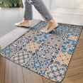 thumbnail image 3 of Bohemian Retro Diamond Pattern (5) Door Mat Welcome Door Mat for Front Door, Home Entrance, Yard, Floor, Patio, Non Slip Spring Summer Welcome Mat Indoor Outdoor Doormat 30"*17", 3 of 6