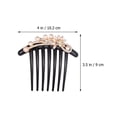 thumbnail image 2 of 2Pcs Bride Hair Comb Wedding Pearls Hair Comb Bridal Rhinestone Hair Accessory, 2 of 8