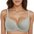 thumbnail image 1 of Gibobby Brasier deportivo para mujer Ropa interior fina Los senos grandes de las mujeres muestran pequeñas(Azul celeste,XXL), 1 of 5