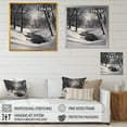 thumbnail image 4 of Designart "Wonderland Of Winter Scenery I" Winter Landscape Canvas Prints, 4 of 7