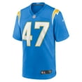 thumbnail image 2 of Men's Nike Josh Harris Powder Blue Los Angeles Chargers Game Jersey, 2 of 4