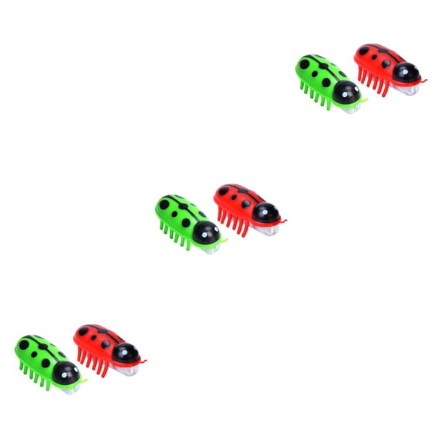 Greeniant 2 Pieces Mini Robot Beetle Electric Party Operated Flip Funny Insect Mouse Favors Pet Bug Automatic Battery Playing Toys Dog Type1 NO1 Greeniant CBP585362