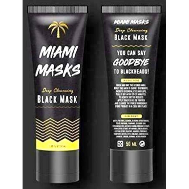 miami mask deep cleansing black mask miami mask deep cleansing black mask