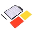 thumbnail image 4 of Juego de Cuenta de Árbitros de Fútbol Sunnimix Cuaderno de Puntuación Tarjeta Amarilla Roja PVC, 4 of 8