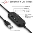 thumbnail image 4 of EIGTHTAIL USB Headset with Microphone Noise Cancelling  Stereo Computer Headphones with Boom Mic & Volume Controls  Wired Over Ear Headphone for PC  Laptop  Call Center  Business  Office, 4 of 9