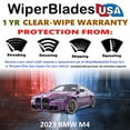 thumbnail image 2 of 2023 BMW M4 Beam Wiper Blades Wipers w/1yr Warranty (Set of 2), 2 of 5