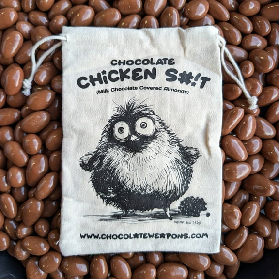 Chocolate Chicken Poop Candy Bag