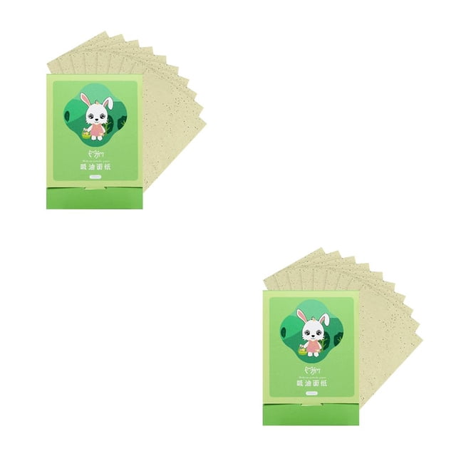 Seitruly 1 caja de papel secante, toallitas absorbentes flexibles para el control de aceite, tipo 4 Type2 NO2