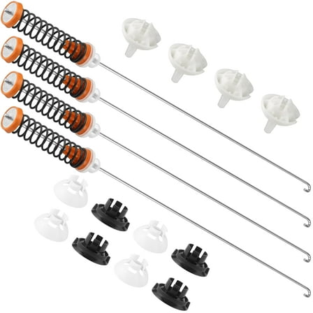 Flngr W11130359 Washer Suspension Rods, 26 Inch Compatible with Whirlpool Maytag Top Loader Washing Machine