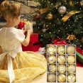 thumbnail image 6 of 12PC Christmas Balls Ornaments Xmas Tree Hanging Balls for Holiday Party Wedding Decoration, Shatterproof Tree Ornaments for Home and Event Display,2.4 Inch, 6 of 7