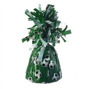 PMU Soccer Kisses Balloon Weights - Decorative Balloon Weight for Christmas, Thanksgiving, Birthday, Party Favors, Wedding & Baby Shower - 6oz. Soccer, Pkg/1