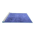 thumbnail image 2 of Ahgly Company Machine Washable Indoor Rectangle Persian Blue Traditional Area Rugs, 5' x 7', 2 of 4