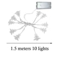 thumbnail image 2 of Boreal Craft 1.5M 10 Always Or Flashing Christmas Tree Lights Decorative Winter Decorative Lights Of Christmas Tree Lamp String Christmas Lights Clear Mini Lights String Plug in Christmas Lights, 2 of 2