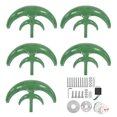 thumbnail image 1 of Wind Turbines Kit 5 Blade Wind Power Generator Green Lantern Type for Boats Charging 600W48V, 1 of 5