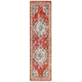 thumbnail image 3 of SAFAVIEH Runner Rug 2'2"x18' - Monaco Collection - Traditional Design, Orange & Light Blue, Ideal for Living Room, Bedroom, Dining Space, Entryway, Hallway, Kitchen, 3 of 8