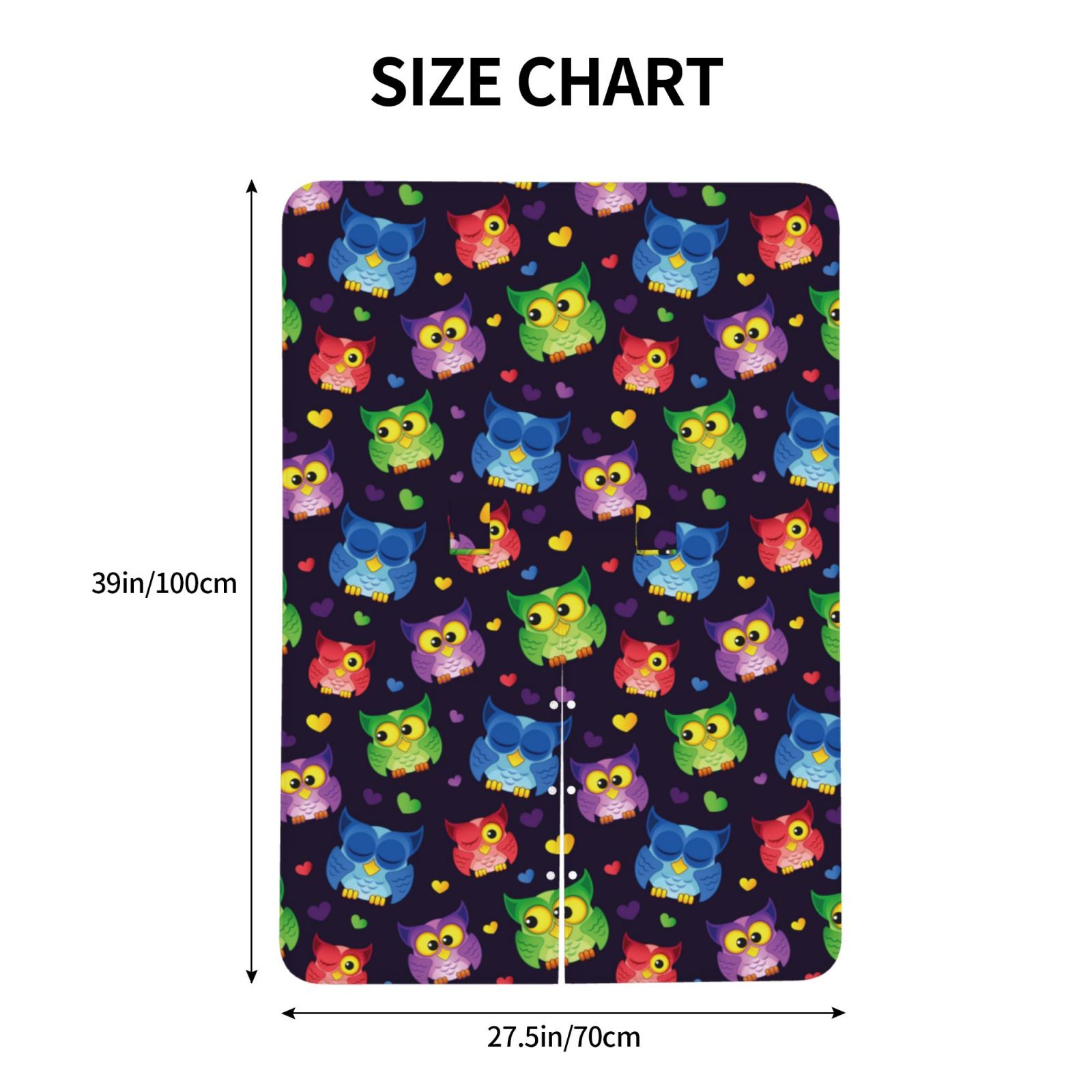 Naloa Owls And Hearts Baby Car Seat Cover, Breathable Baby Carrier Cover, Multiuse Baby Carrier Cover & Nursing Breastfeeding Cover