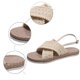 thumbnail image 4 of MKLEKYY Sandalias de Mujer para Playa, Sandalias de Tela de Verano A La Moda Con Punta Abierta para Mujer, Zapatos Casuales y Cómodos, 4 of 4