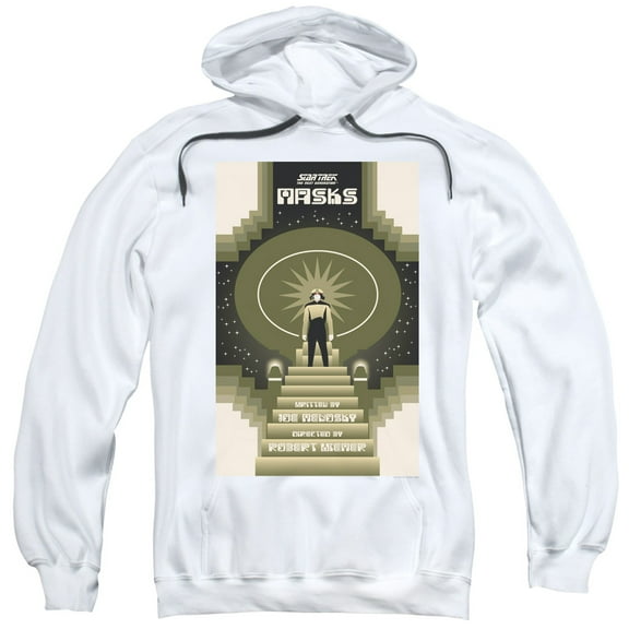 Star Trek Tng Season 7 Episode 17 Adult Pullover Hoodie Sweatshirt White