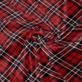 thumbnail image 4 of SKYSONIC Baby Kids Cozy Warm Throw Thermal Soft Bed Blanket 50x60 in Red Tartan Plaid Flannel Fleece Blanket, 4 of 5