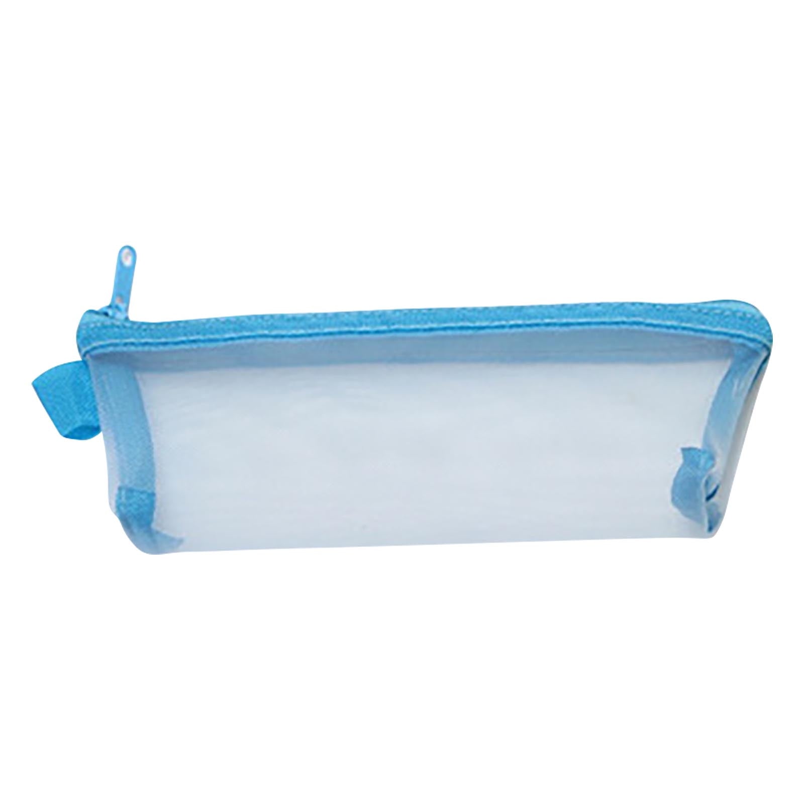Vikakiooze Clear Pencil Case Pouch, Pencil Case Student Pencil Bag Coin Bag  Office Stationery Storage Bag Youth School