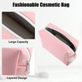 thumbnail image 3 of Unique Bargains Portable Cosmetic Travel Bag Waterproof Pouch Case Make Up Organizer Toiletry Bag for Women Pink, 3 of 7