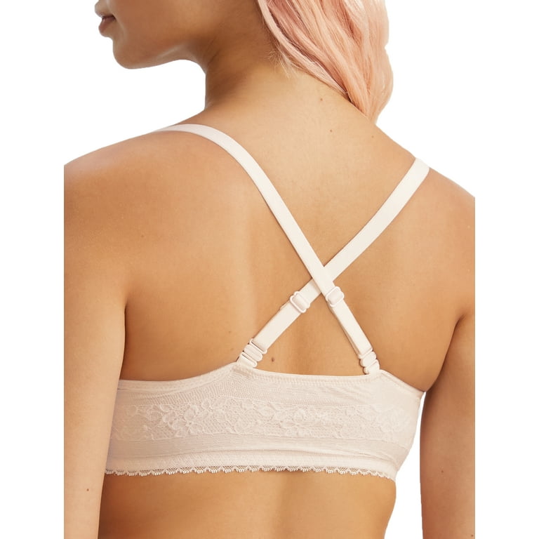 Bare Womens The Wire-Free Front Close Bra with Lace Style-B10241LACE