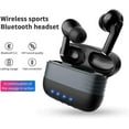 thumbnail image 3 of True Wireless Earbuds,Bluetooth 5.0 Earbuds in-Ear TWS Stereo Headphones with Charging Case IPX7 Waterproof CVC 8.0 Noise Canceling with Deep Bass for Sports Work,Black, 3 of 8