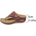 thumbnail image 5 of Orthopedic Sandals for Women - 2025 Arch Support Wedge Flip Flops Summer Comfortable Elegant Casual Beach Slippers, 5 of 6