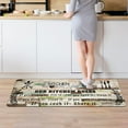 Kitchen Rugs Farmhouse Style Kitchen Mats for Floor Anti Fatigue Memory Foam Kitchen Mat