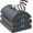 Gray, variant on Foot Rest for Under Desk at Work, Gaming Accessories Foot Stool with 3 Adjustable Heights & Washable Cover, Comfortable Office Desk Accessories, Footrest for Office, Home and Car (Black)