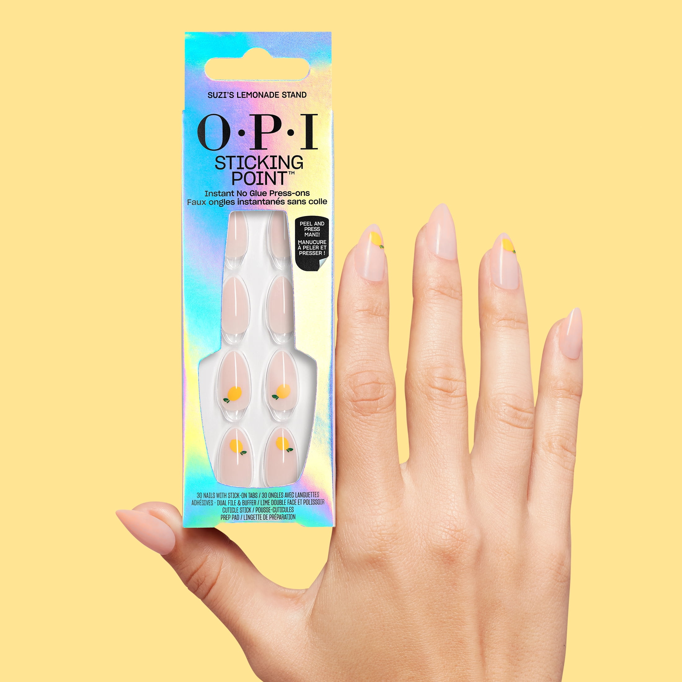 OPI Sticking Point Nail Polish Strips, Suzi's Lemonade Stand