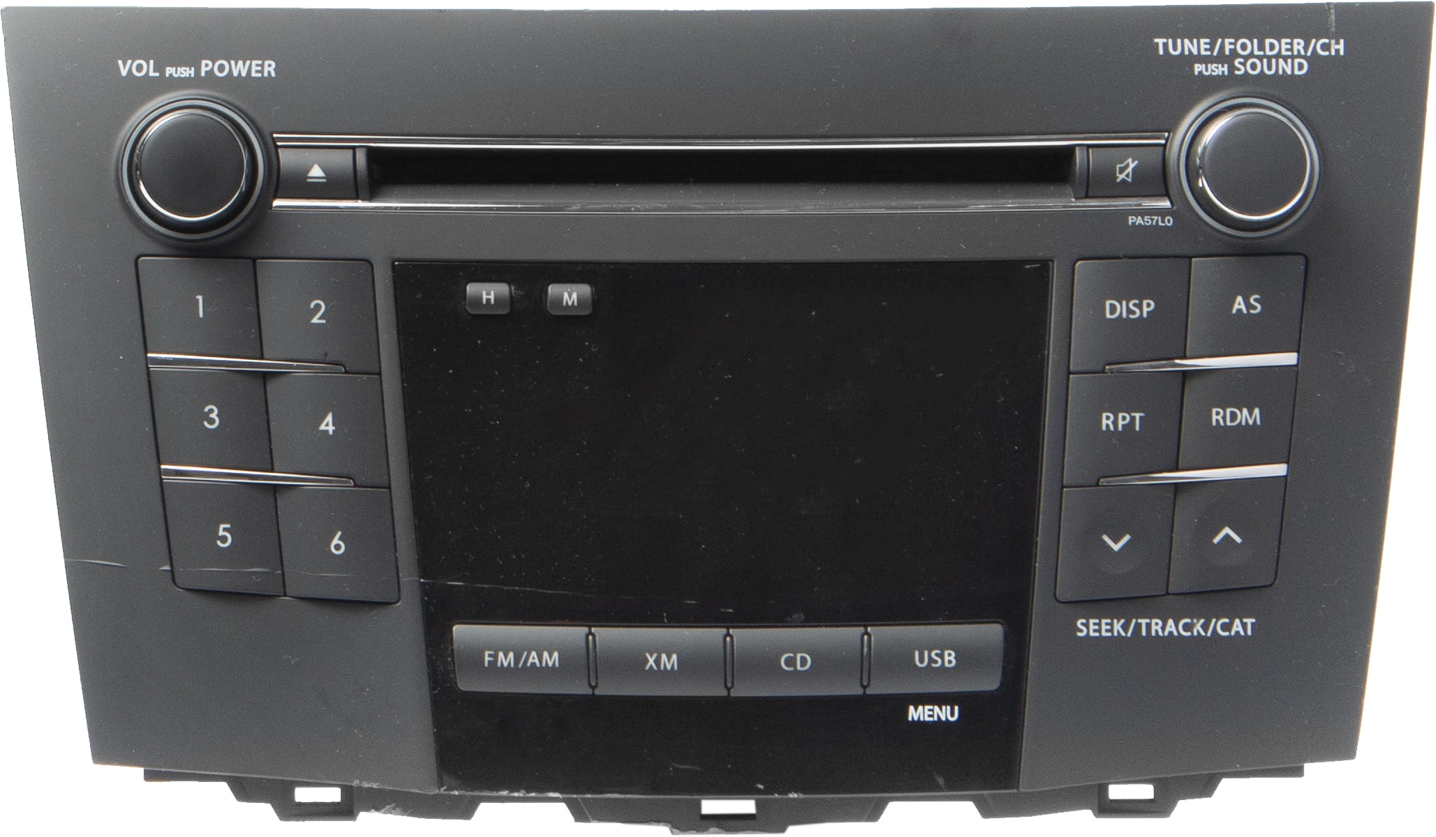 Restored 2010-2013 Suzuki Kizashi AM FM Satellite Radio CD Player 39101-57L01 Face PA57L0 (Refurbished)