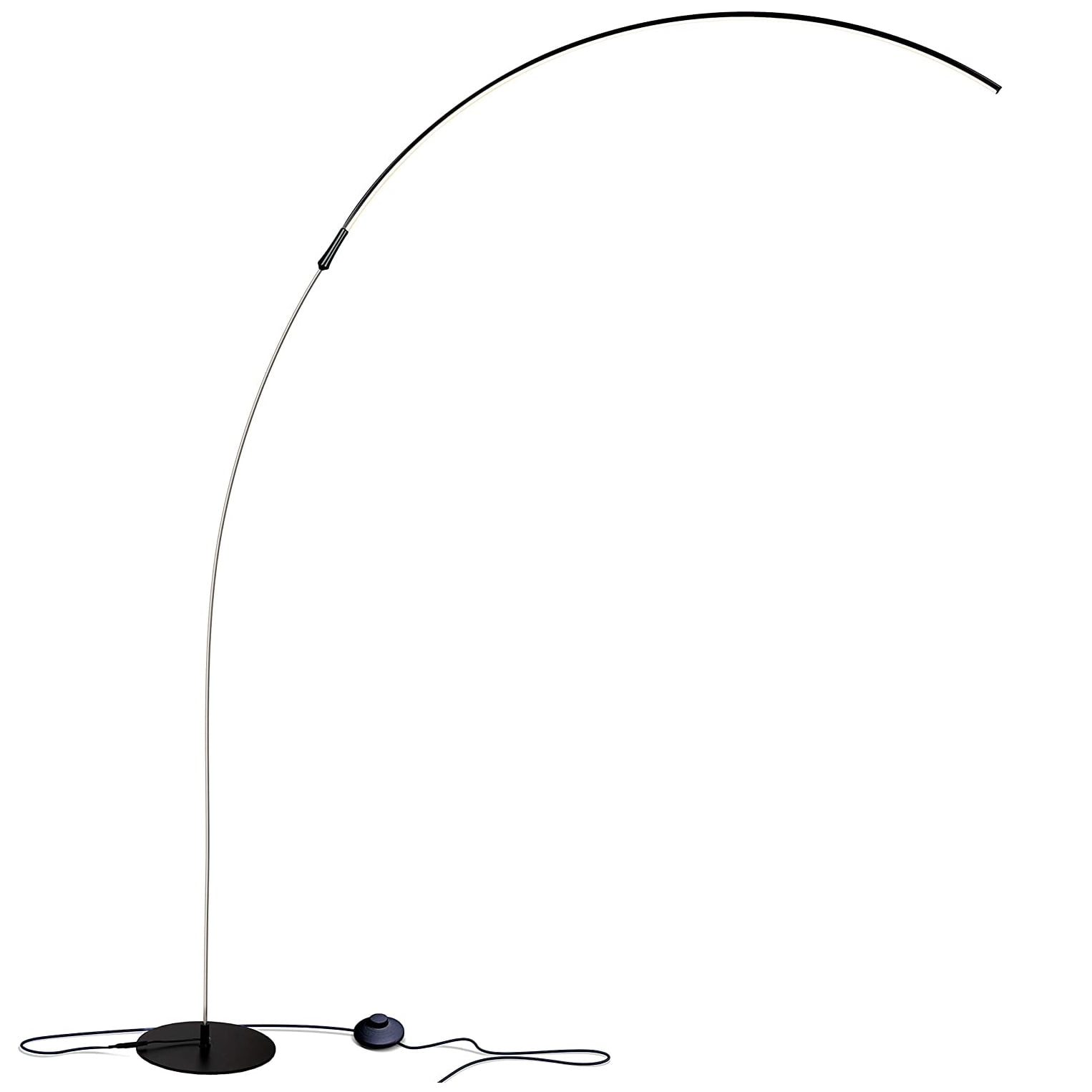 Photo 1 of Brightech Sparq Arc Modern Home 67 Tall Arch LED Standing Floor Lamp Black
