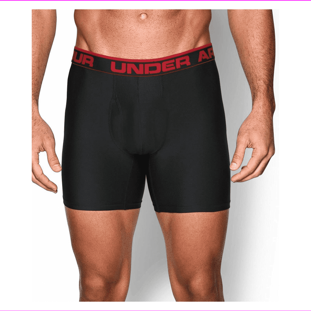 Under Armour Original Series 2-Pack Boxerjock Boxer Briefs 1282508 Carbon Heather/Hyper - Walmart.com