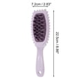 thumbnail image 5 of Unique Bargains 1 Pc Wave Edge Hair Shampoo Brush for Head Massage 8.86"x2.83"x1.3" Deep Purple, 5 of 6