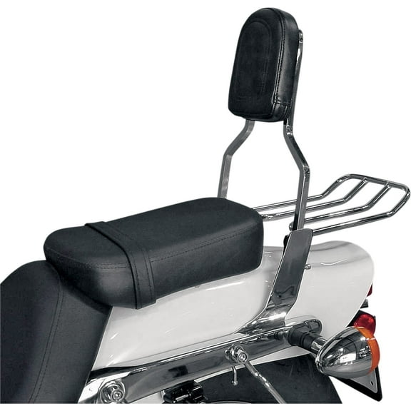 Enterprises Sissy Bar W/ Non-Studded Pad Chr for Hon Shadow VLX/Deluxe 99-07