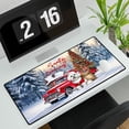thumbnail image 3 of Santa is Coming Maltese Merry Christmas Xmas Noel Truck Tree Desk Mat Full Keyboard Mouse Pad Maltese Dog Lover Gifts Idea Large Mousepad - 02023, 3 of 5