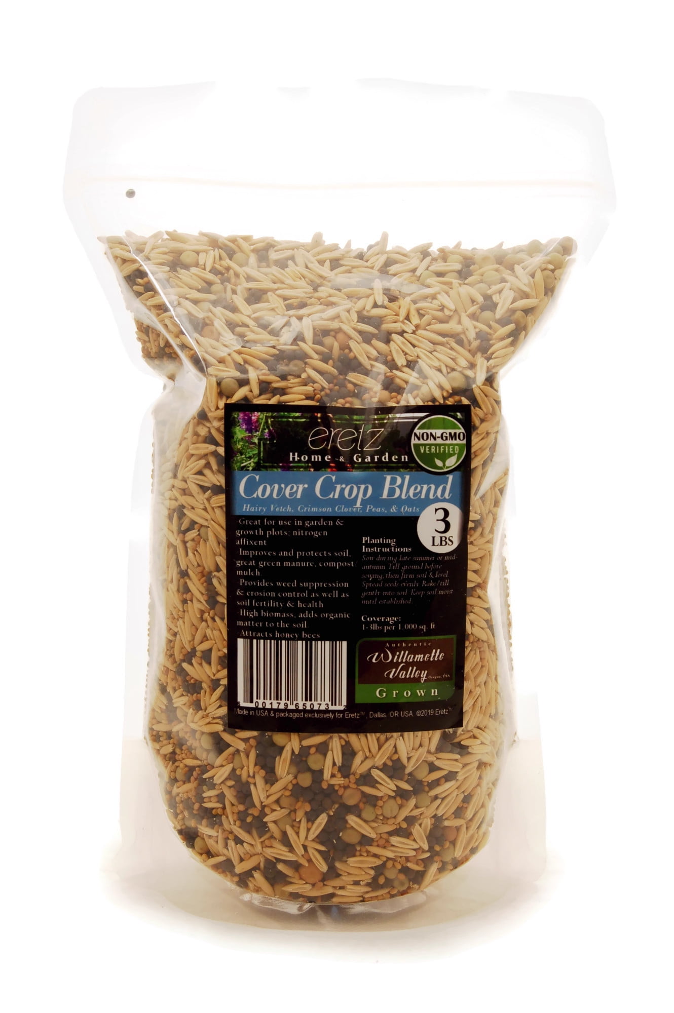 (22033) Eretz Oregon Grown Grass Seed Cover Crop Blend (3lbs