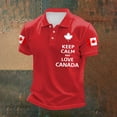 thumbnail image 4 of Everyday Knit for Men Featuring Embroidered Maple Logo with Short Sleeves and Casual Comfort, 4 of 4