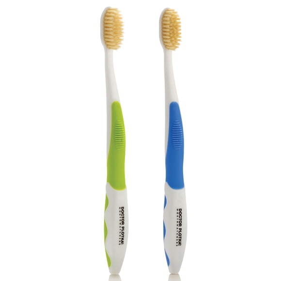 Cepillo de dientes MOUTHWATCHERS Soft Flossing, suave, paquete de 2, para dientes sensibles