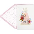thumbnail image 1 of Hallmark Signature Birthday Card for Sister (Elegant Cake), 1 of 6