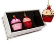 thumbnail image 2 of Kurt Adler Noble Gems™ Cupcake Glass Ornament Set, 3-Piece Box Set, 2 of 4